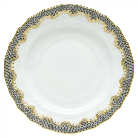 FISH SCALE GRAY - BREAD AND BUTTER PLATE - Gaines Jewelers