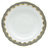 Fish Scale Gray Salad Plate - Herend - Gaines Jewelers