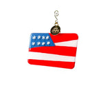 Flag Shaped Ornament - Gaines Jewelers