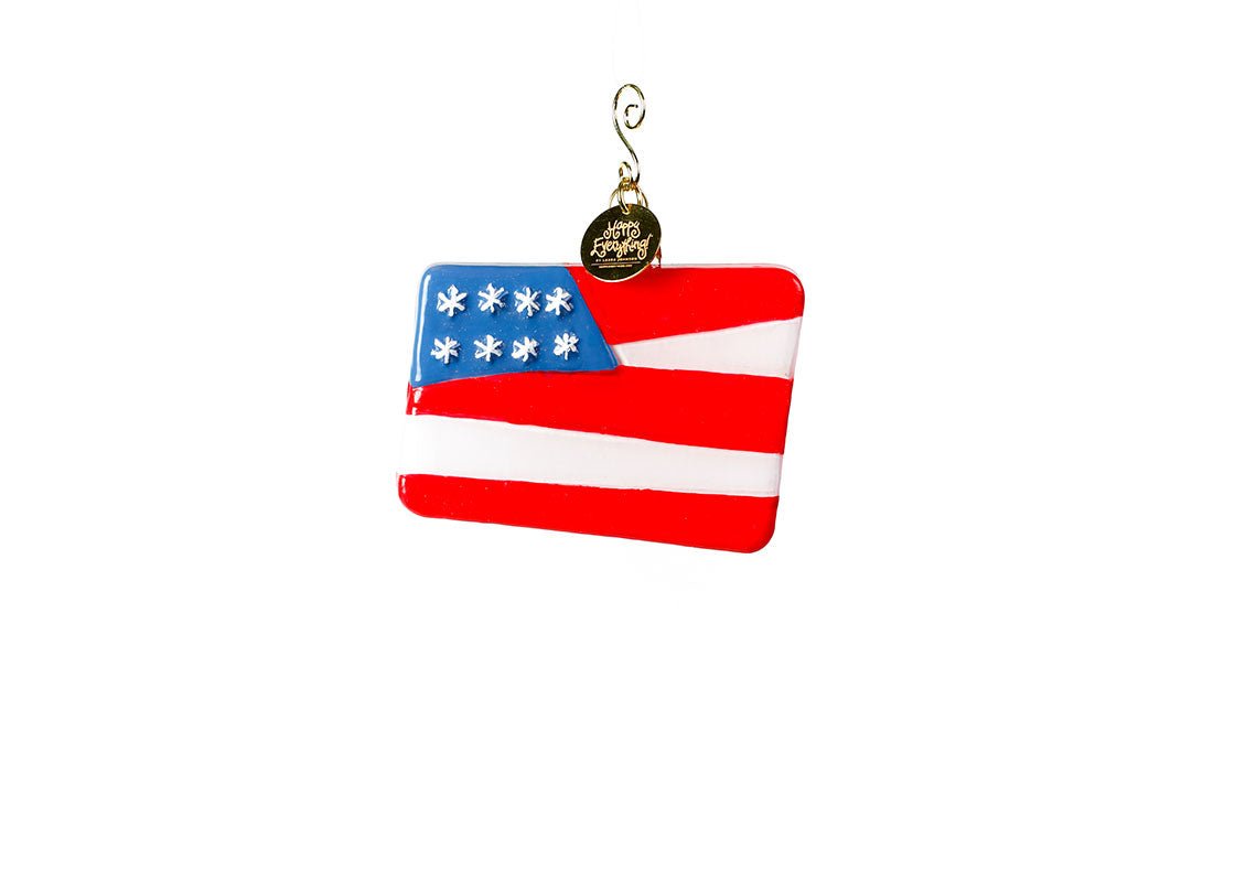 Flag Shaped Ornament - Gaines Jewelers