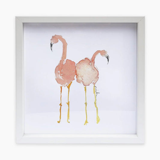 Flamingo Framed Print - Gaines Jewelers