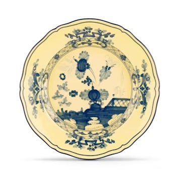 Flat Dessert Plate Citrino Oriente Italiano - Gaines Jewelers