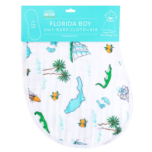 Florida Baby Burp/Bib Combo (Unisex) - Gaines Jewelers