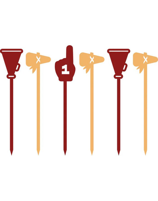 Florida Garnet & Gold Drink Stirrer - Gaines Jewelers