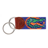 Florida Gator Needlepoint Key Fob - Gaines Jewelers