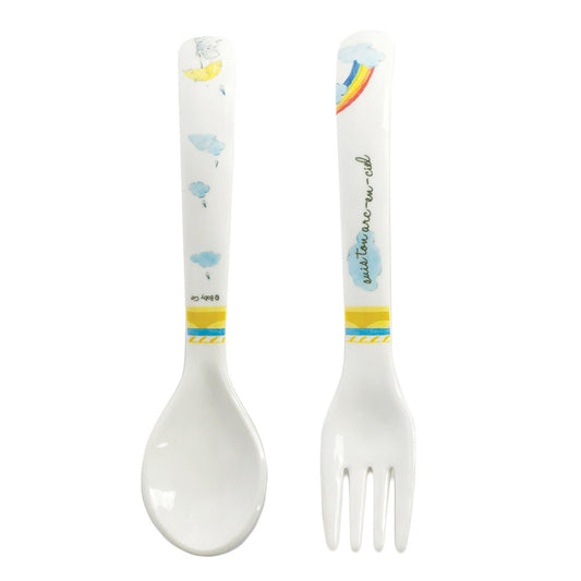Follow Your Rainbow Fork & Spoon Set - Gaines Jewelers