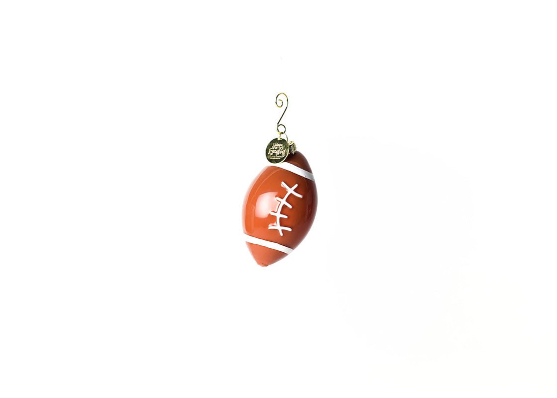 Football Glass Shaped Ornament - Gaines Jewelers