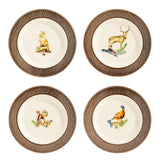 Forest Walk Animal Cocktail Plates Assorted Set/4 - Gaines Jewelers