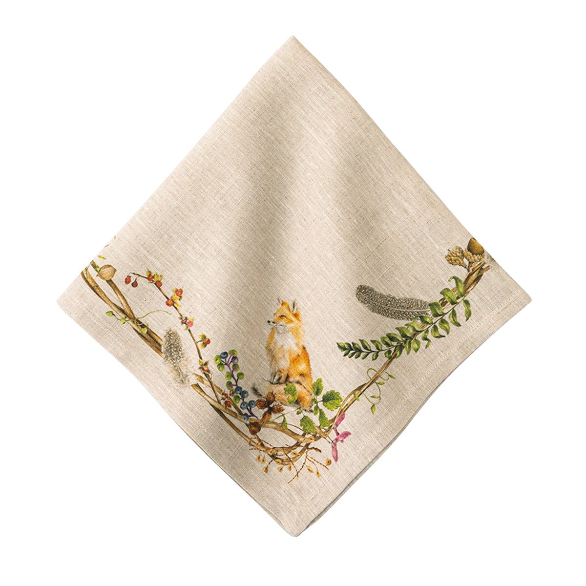 Forest Walk Cafe' Au Lait Napkin - Gaines Jewelers