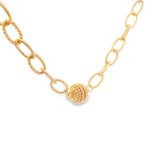 Forever Gold Alternating Pendant Necklace - Gaines Jewelers