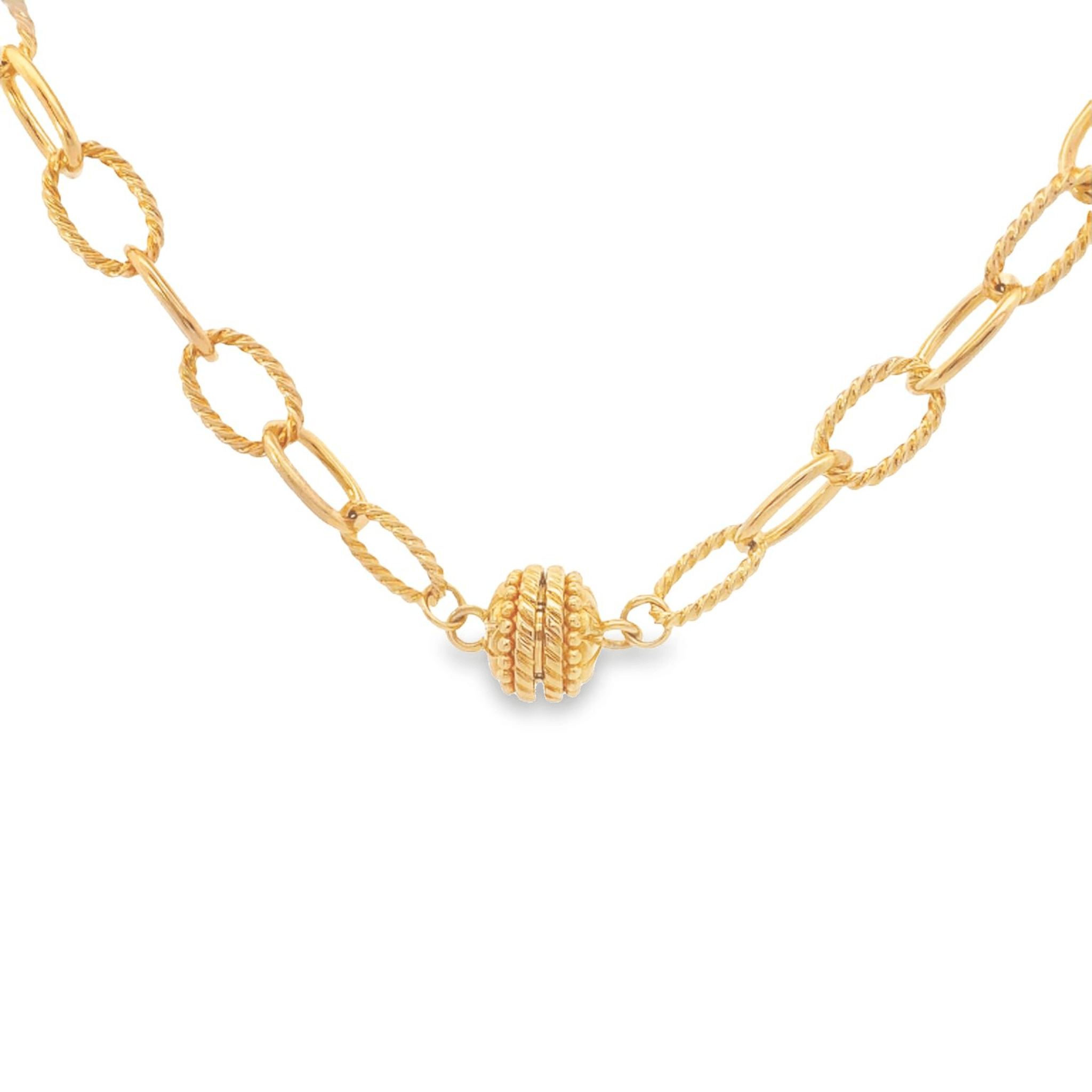 Forever Gold Alternating Pendant Necklace - Gaines Jewelers