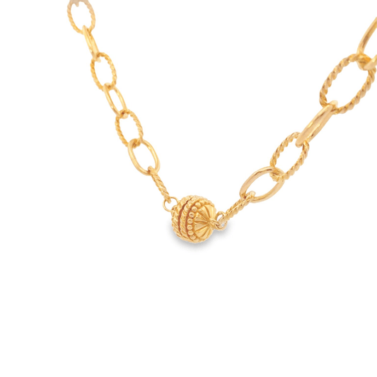 Forever Gold Alternating Pendant Necklace - Gaines Jewelers