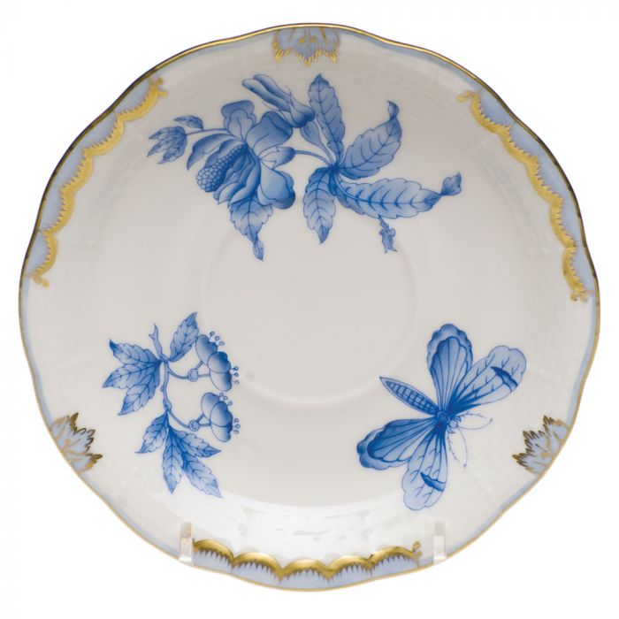 FORTUNA BLUE - TEA SAUCER - Gaines Jewelers