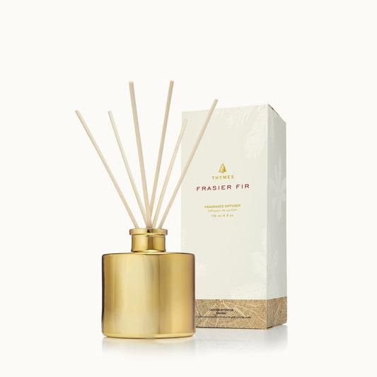 Frasier Fir Petite Gold Reed Diffuser - Gaines Jewelers