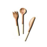 Fundamental Ecru Wood Appetizer Spreader - Gaines Jewelers