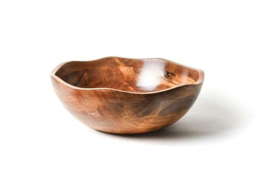 Fundamental Wood Ruffle Bowl - Gaines Jewelers