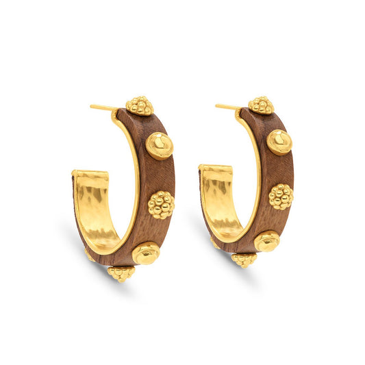 Gaia Earrings Hoops - Gaines Jewelers
