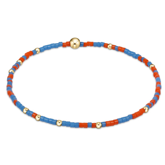 Gameday Hope Unwritten Bracelet 2023 Bright Orange & Cobalt - Gaines Jewelers
