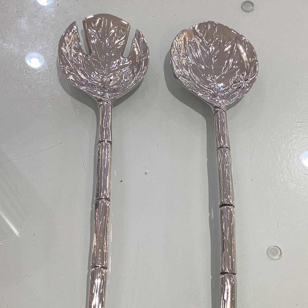 Garden Lettuce Large Salad Servers - Beatriz Ball - Gaines Jewelers