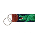 Gator Needlepoint Key Fob - Gaines Jewelers