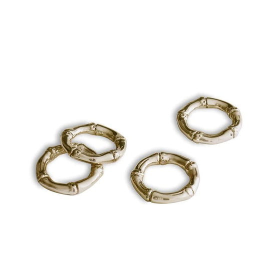 GIFTABLES Bamboo Napkin Rings Set of 4 - Gaines Jewelers