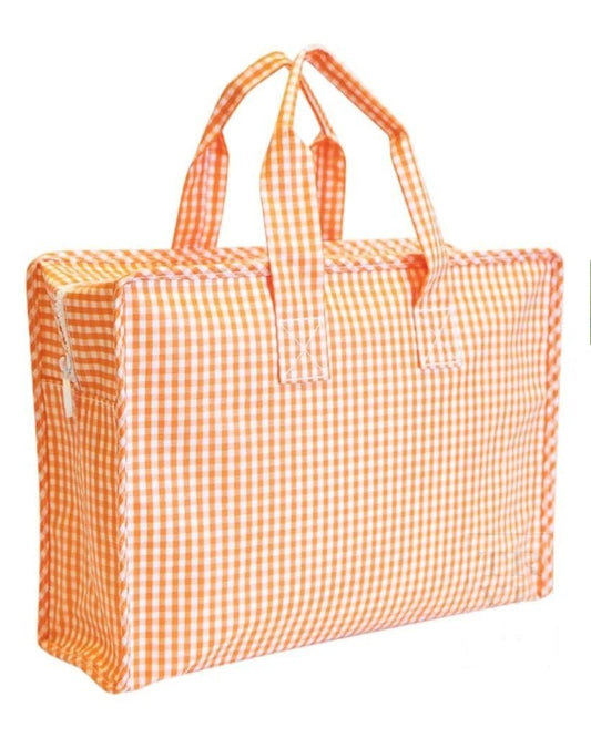 Gingham Market Tote - Gaines Jewelers