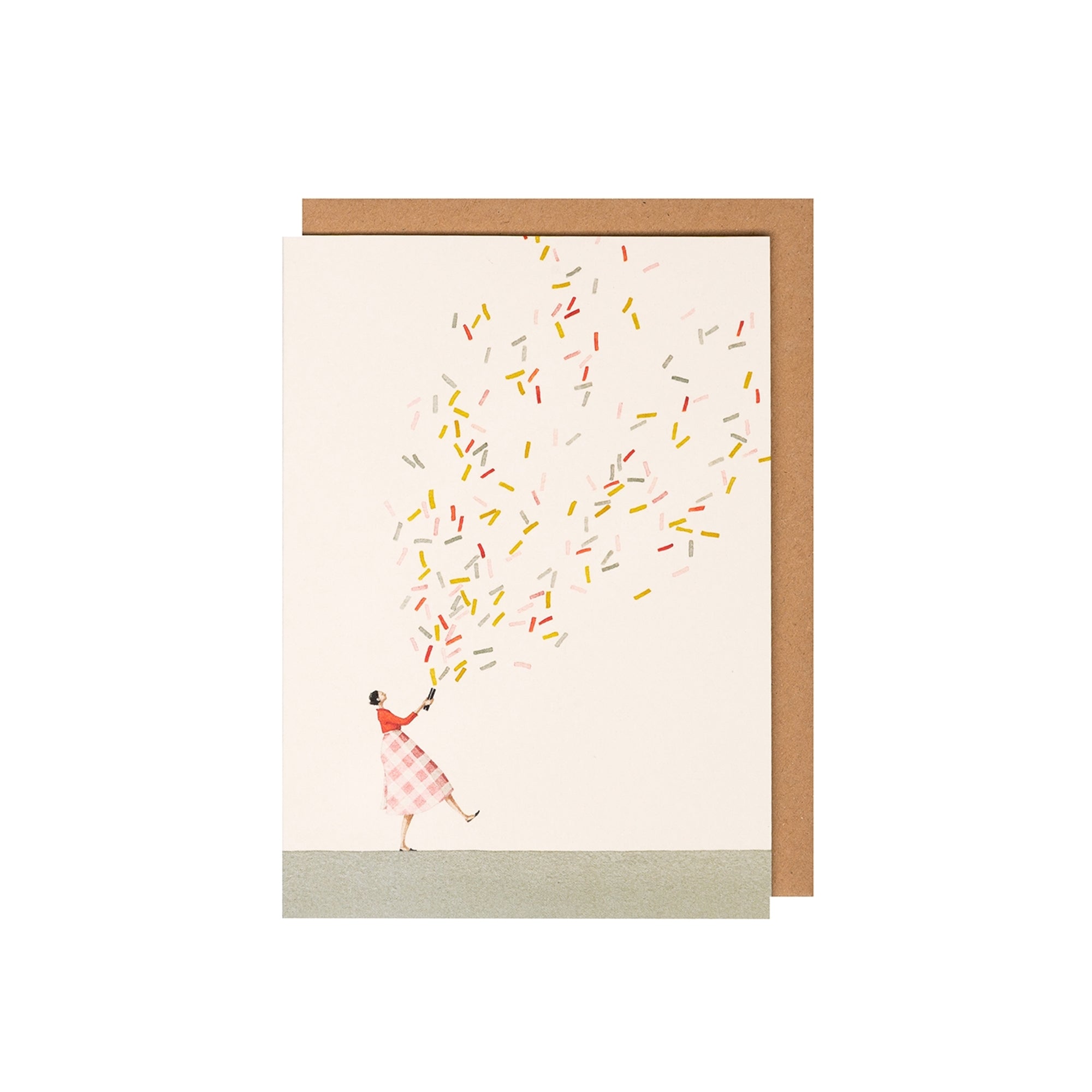 Glitter Bomb Girl Greeting Card - Gaines Jewelers