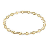 Gold Classic Sincerity Pattern Bead Bracelet - Gaines Jewelers