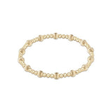 Gold Dignity Sincerity Bead Bracelet - Gaines Jewelers