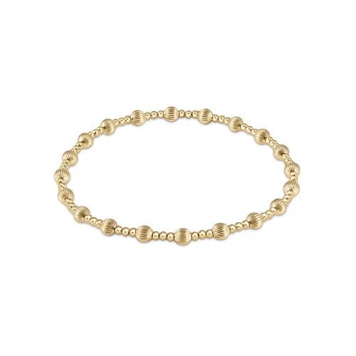 Gold Dignity Sincerity Bead Bracelet - Gaines Jewelers