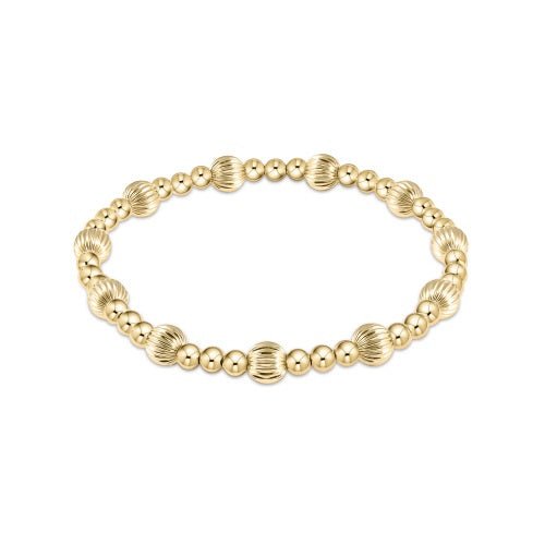 Gold Dignity Sincerity Bead Bracelet - Gaines Jewelers