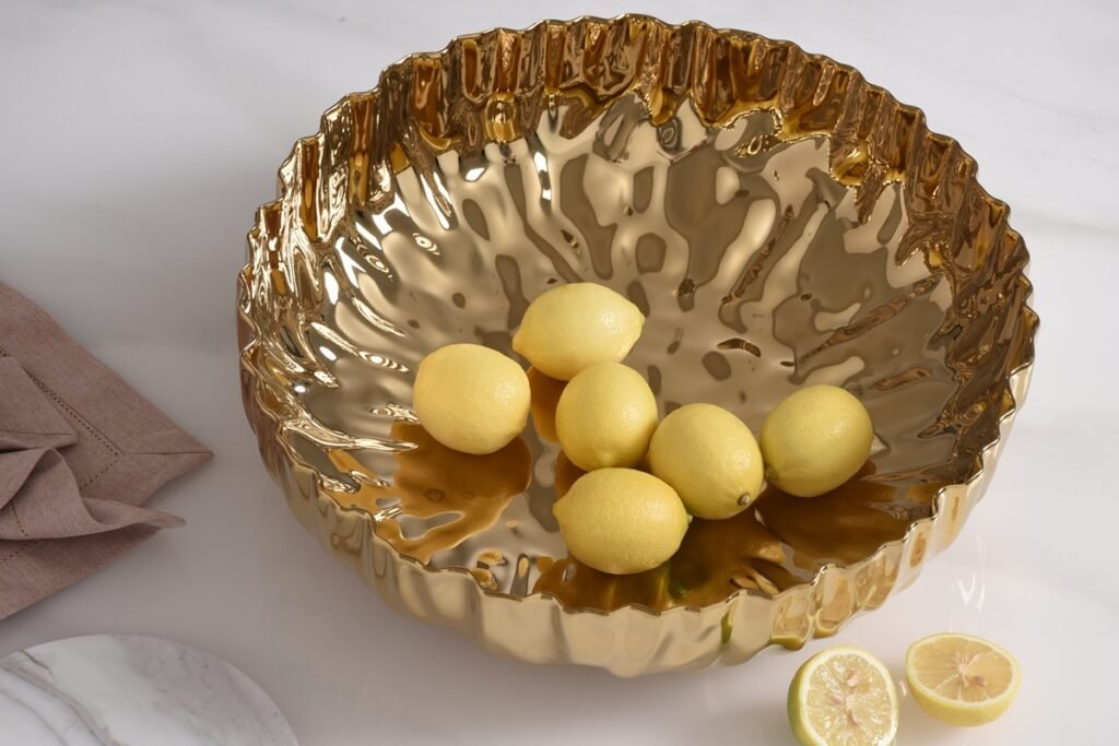 Gold Mascali D'Oro Extra Large Shallow Bowl - Gaines Jewelers