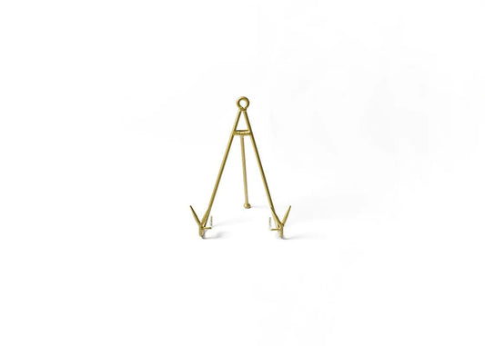 Gold Medium Flare Plate Stand - Gaines Jewelers