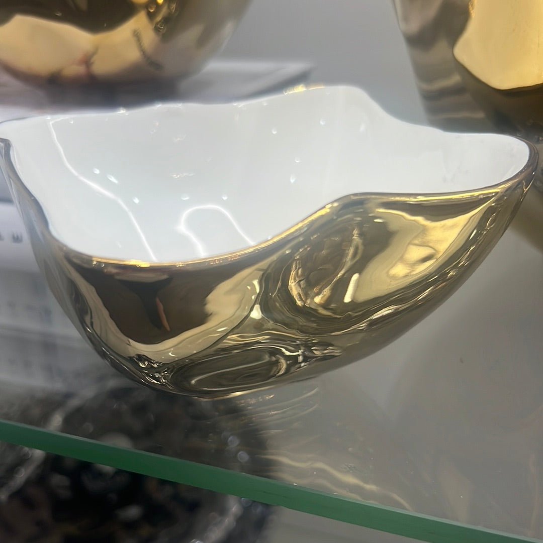 Gold Square Snack Bowl-Moonlight - Gaines Jewelers