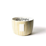 Gold Stripe Big Happy Everything Bowl - Gaines Jewelers