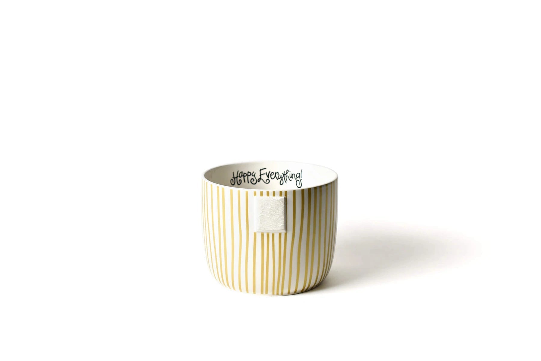 Gold Stripe Mini Happy Everything! Bowl - Gaines Jewelers