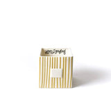 Gold Stripe Mini Nesting Cube Medium - Gaines Jewelers