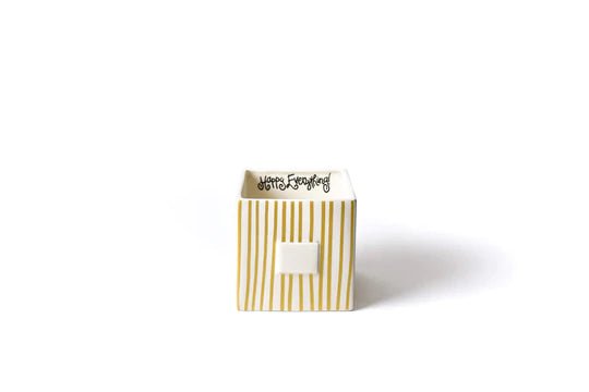 Gold Stripe Mini Nesting Cube Medium - Gaines Jewelers