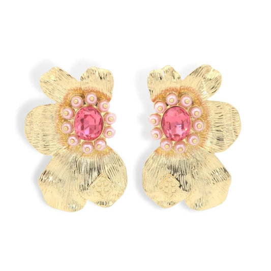 Golden Bloom Statement Earrings - Gaines Jewelers