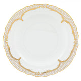 Golden Elegance Gold Salad Plate - Herend - Gaines Jewelers