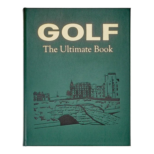 Golf The Ultimate Book Green Bonded Leather - Gaines Jewelers