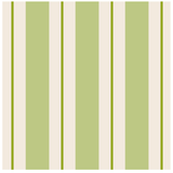 GREEN AWNING STRIPE COCKTAIL NAPKIN - PACK OF 20 Hester and Cook - Gaines Jewelers