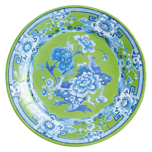 Green & Blue Dinner Plates - 8 Per Package - Gaines Jewelers