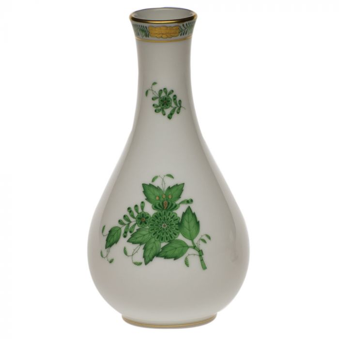 Green Chinese Bouquet Vase - Gaines Jewelers