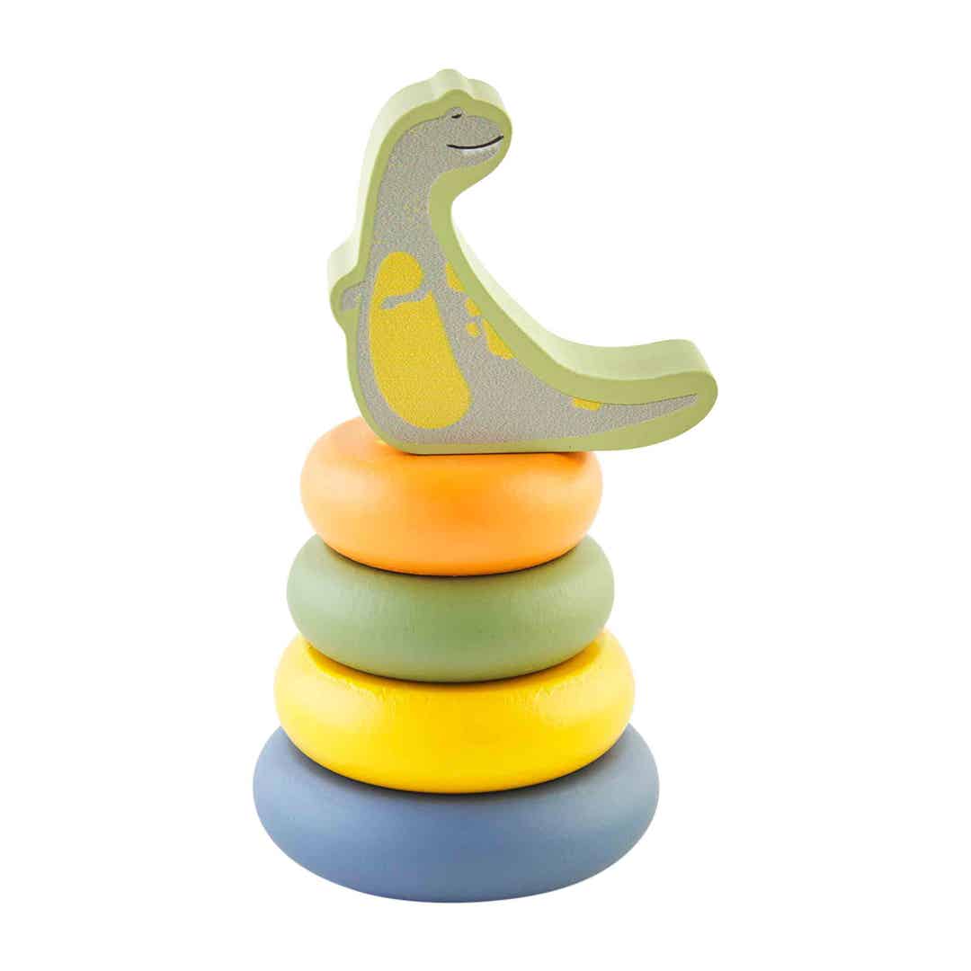 Green Dino Stacking Toy - Gaines Jewelers