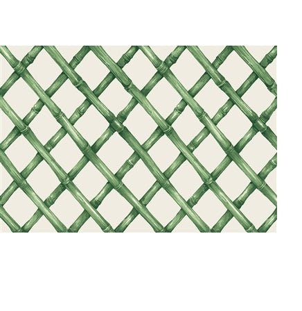 Green Lattice Die-Cut Placemat - Gaines Jewelers