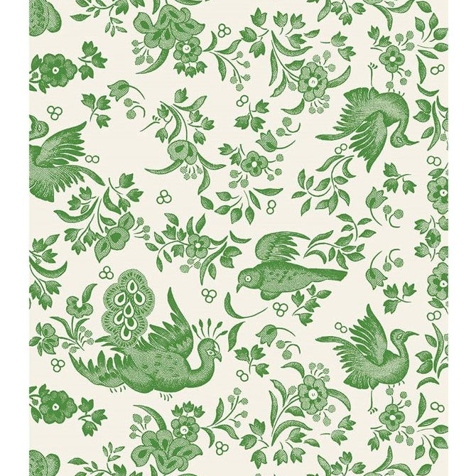 GREEN REGAL PEACOCK GUEST NAPKIN - Hester and Cook - Gaines Jewelers