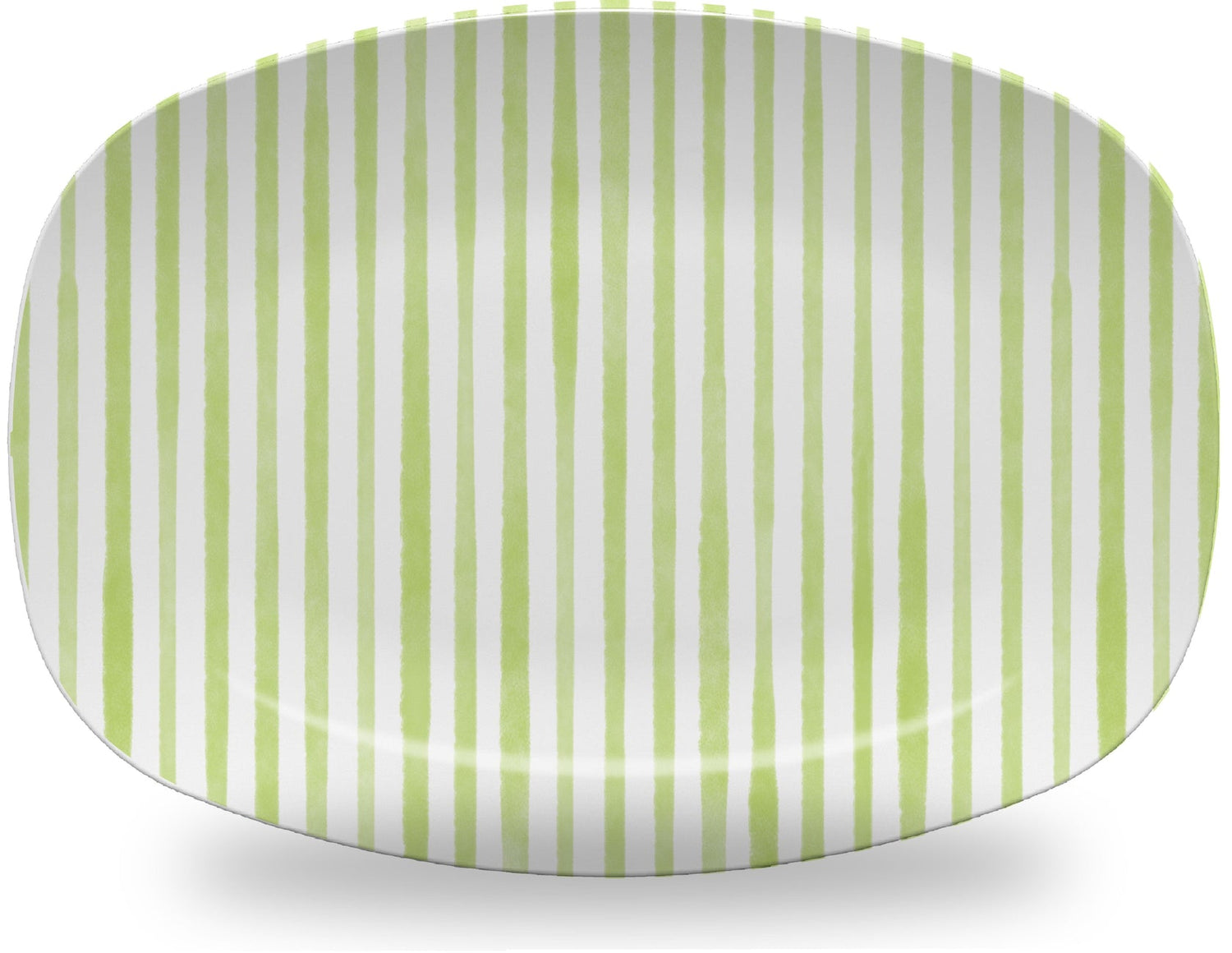 Green Simple Stripe Platter - Gaines Jewelers