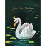 Greeting Card-Fabulous Swan - Gaines Jewelers