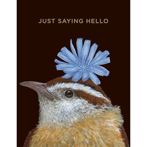 Greeting Card-Hello Wren Card - Gaines Jewelers